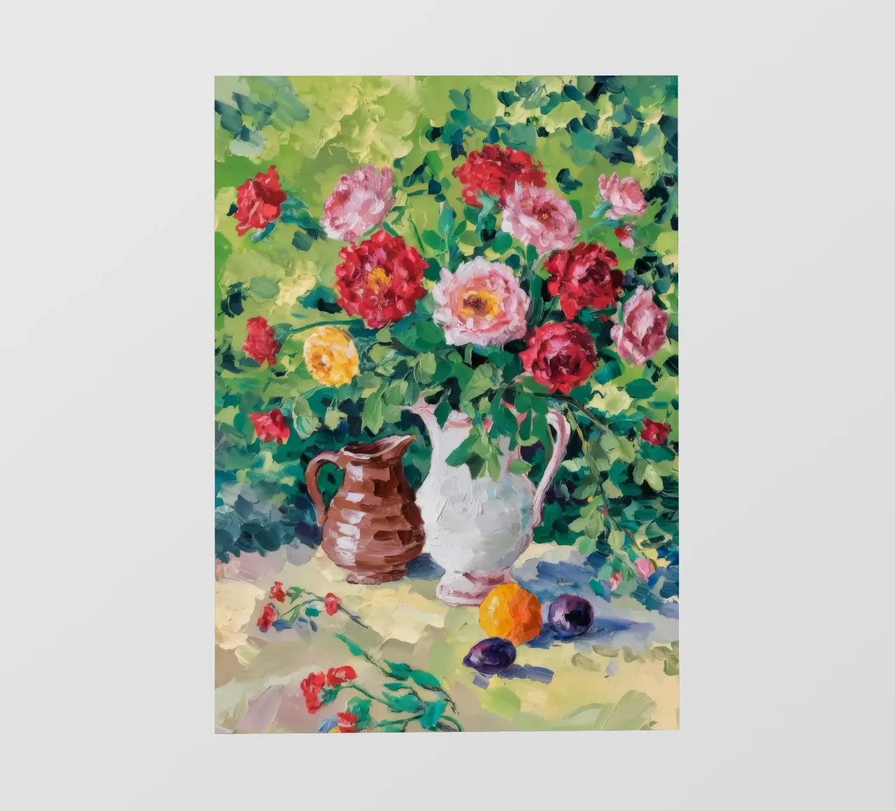 Fiori di brocca rustici pellicola backlit da Radiance Landscape
