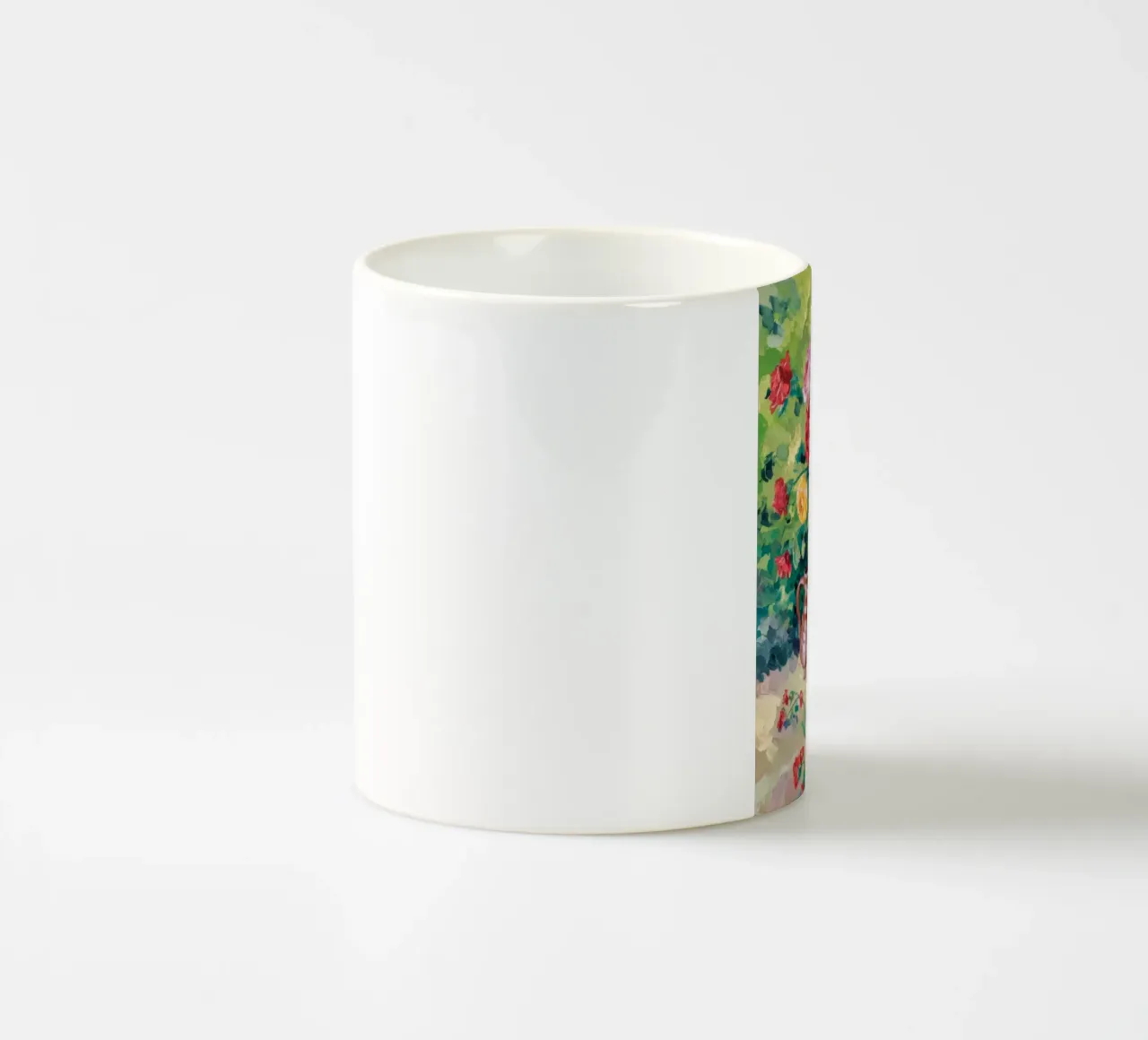 Fiori di brocca rustici tazza in ceramica da Radiance Landscape
