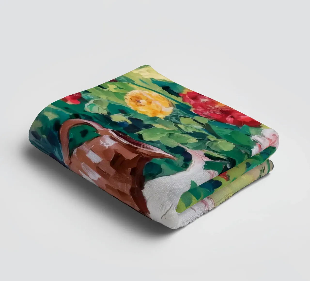 Fiori di brocca rustici asciugamano da bagno da Radiance Landscape