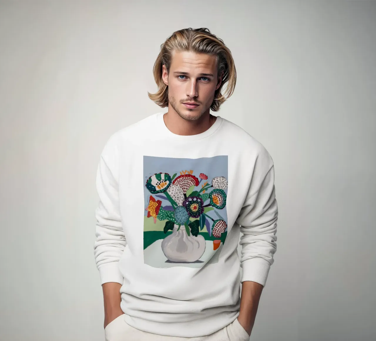 Semplicità del fiore retrò felpa da Vivid Reverie