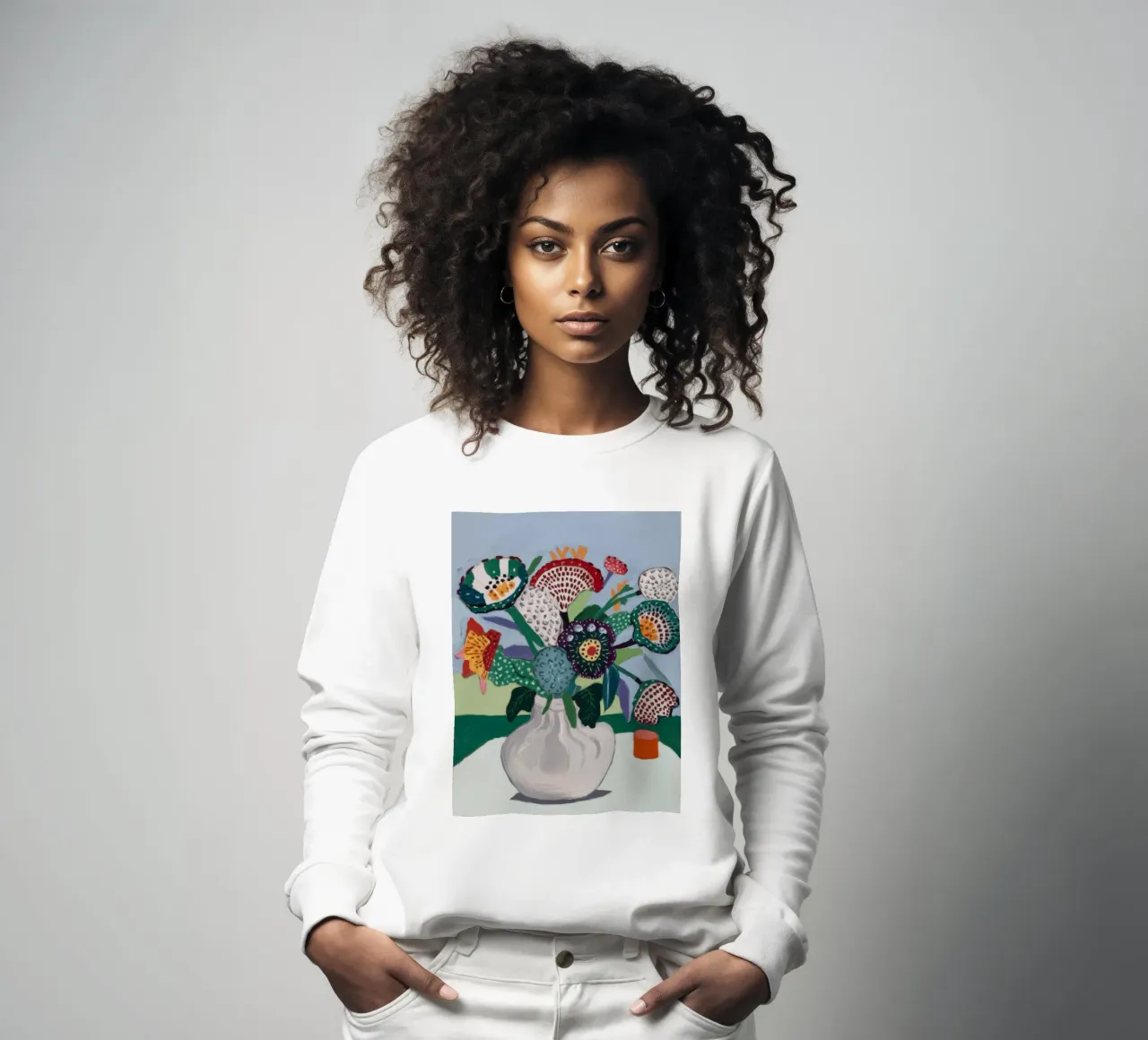 Semplicità del fiore retrò felpa da Vivid Reverie