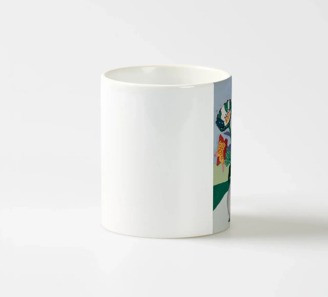 Semplicità del fiore retrò tazza in ceramica da Vivid Reverie