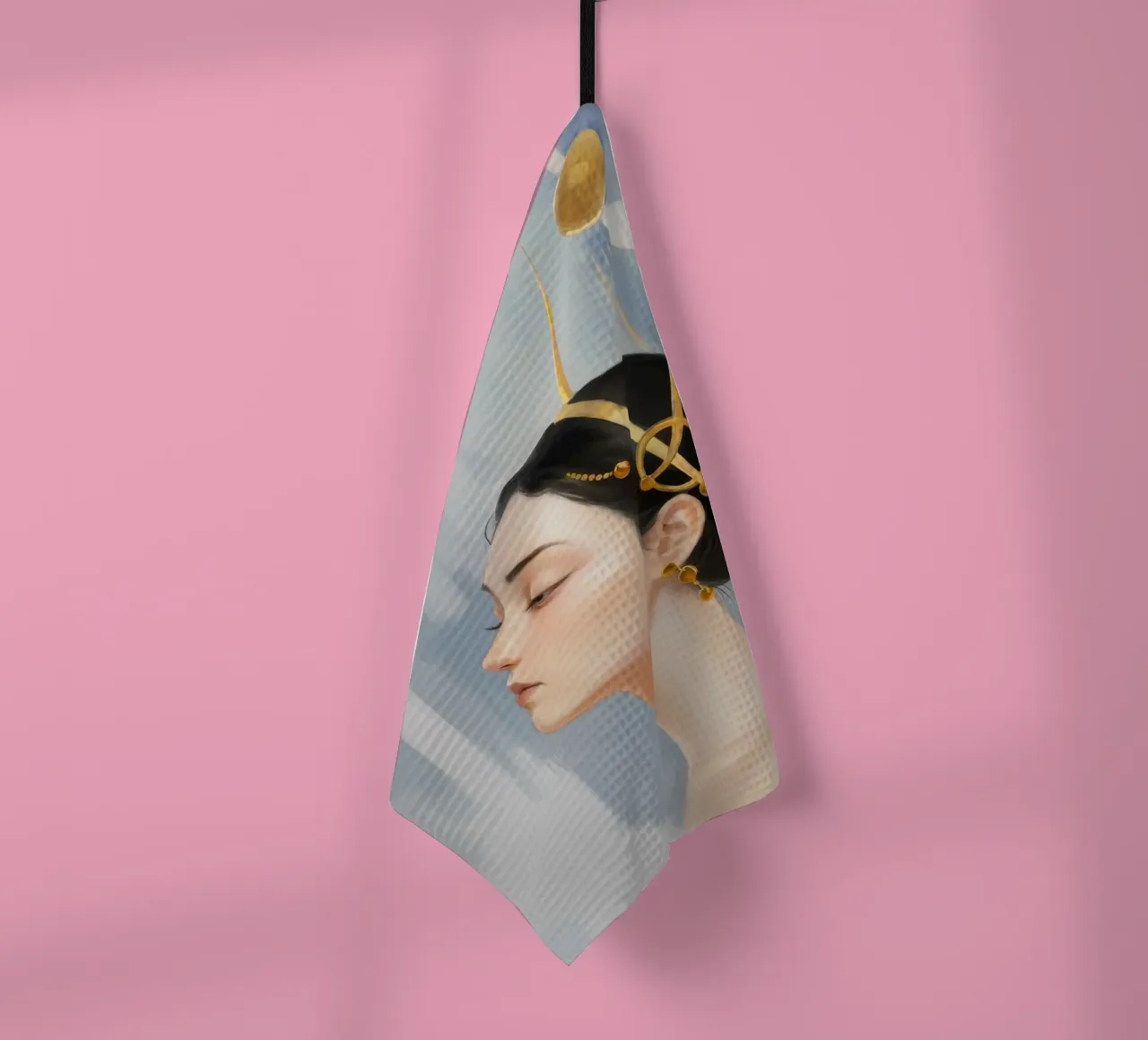 Contemplation d'une goutte d'or torchon de Vivid Reverie