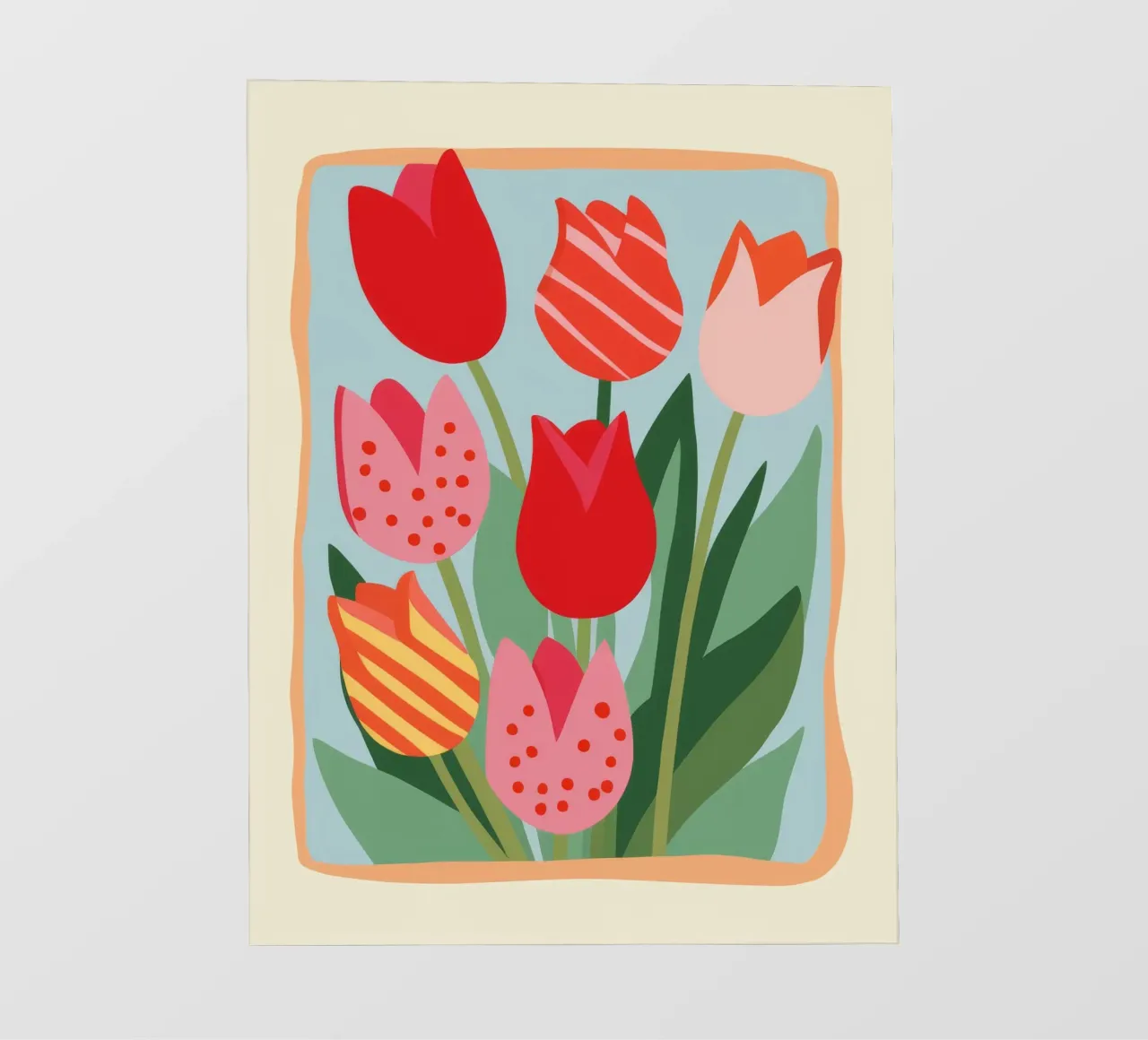 Framed Tulip Joy pvc cover by Moonlite Desire