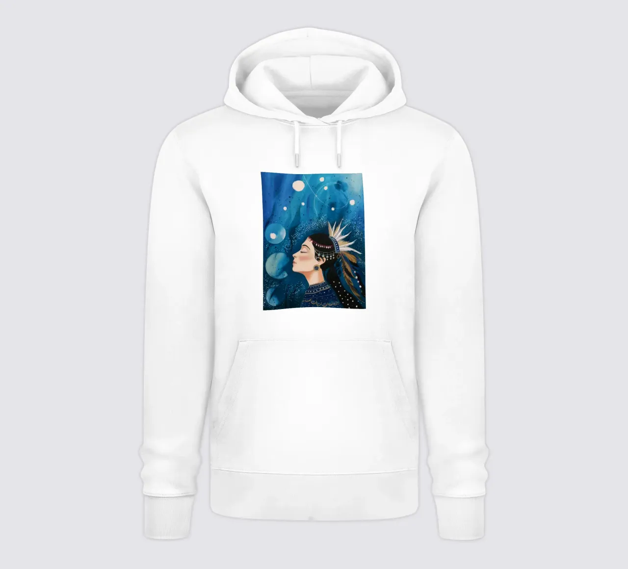 Regina del sonno cosmico felpa con cappuccio da Vivid Reverie