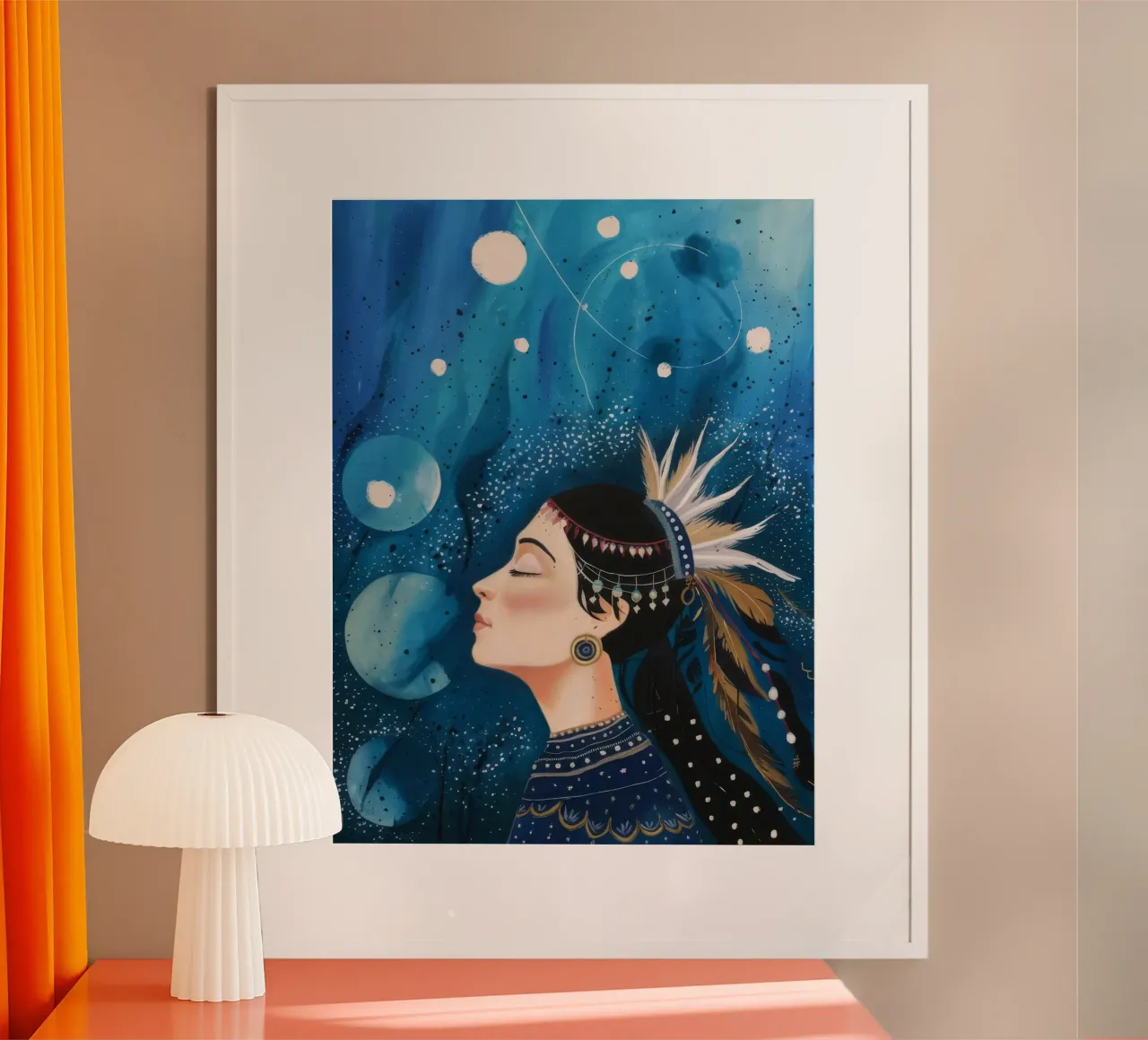 Cosmic Slumber Queen hahnemühle by Vivid Reverie