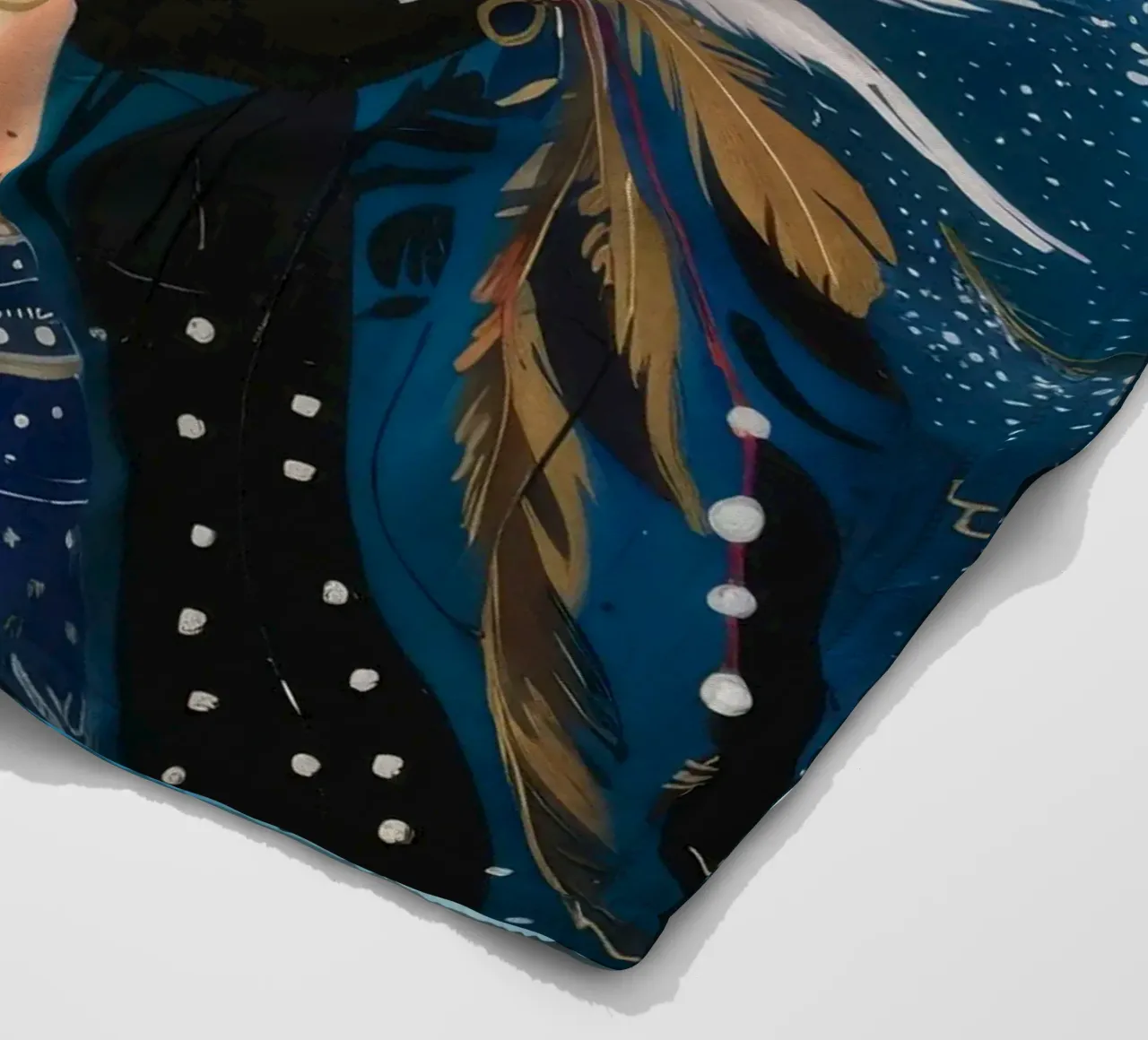 Cosmic Slumber Queen fleece blanket by Vivid Reverie