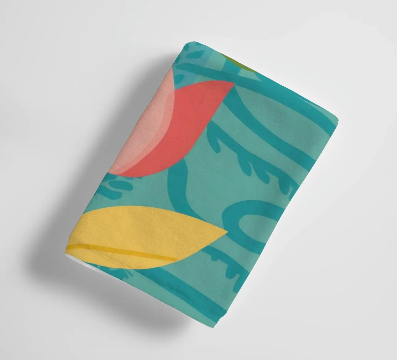 Rosso Art Nouveau asciugamano da bagno da Moonlite Desire