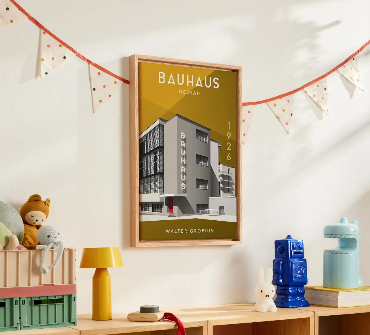 Bauhaus tela con Cornice a cassetta da Brooke