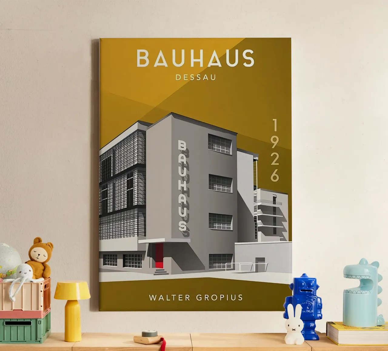 Bauhaus tela con Cornice a cassetta da Brooke