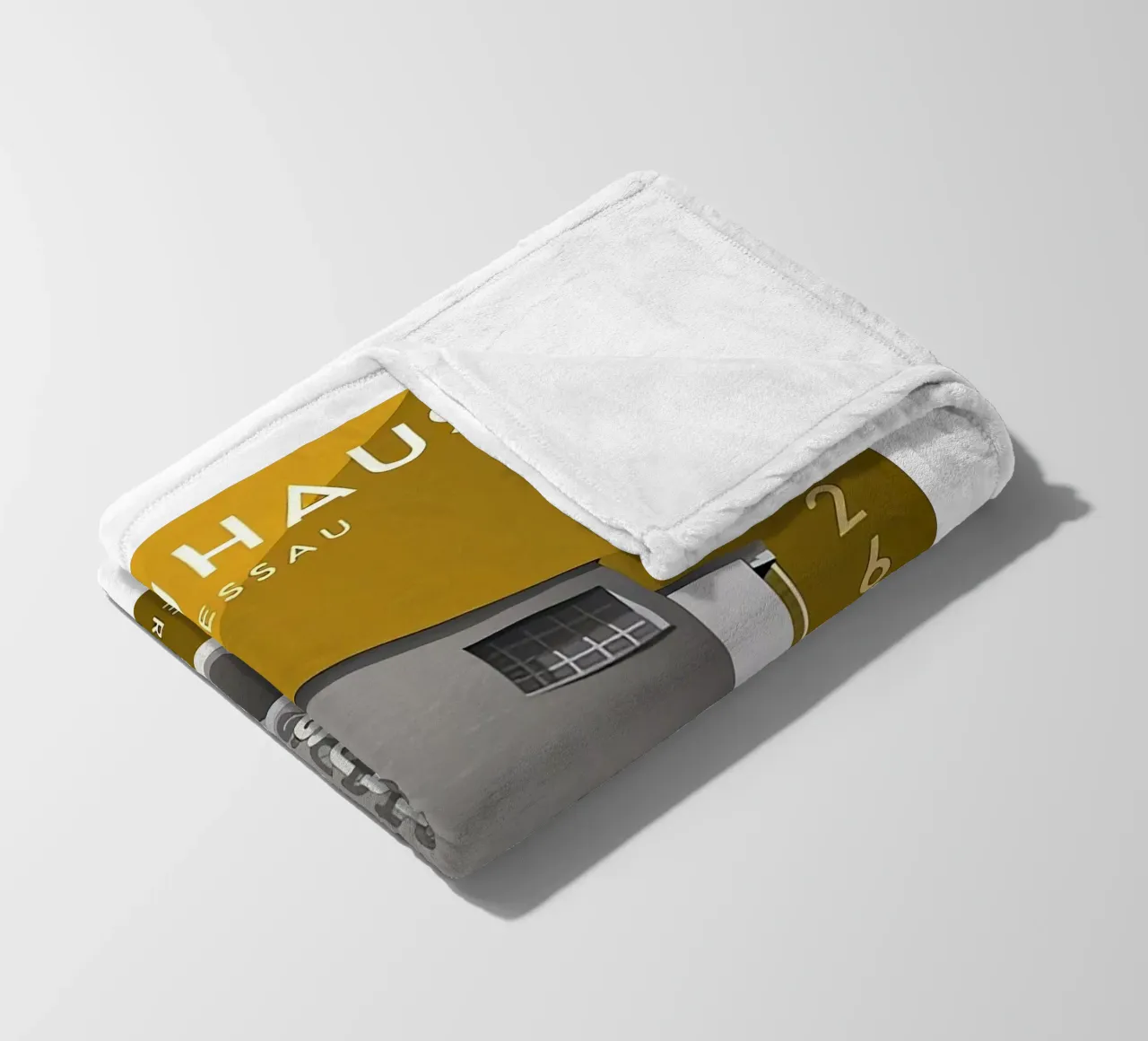 Bauhaus fleece blanket by Brooke