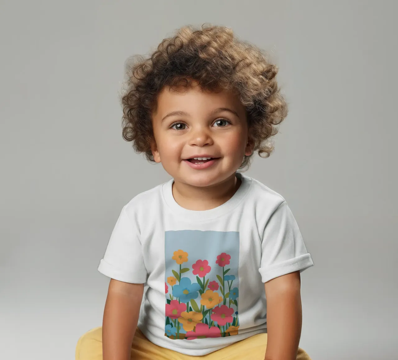 Pastell Wiese Haze Baby T-Shirt von Moonlite Desire