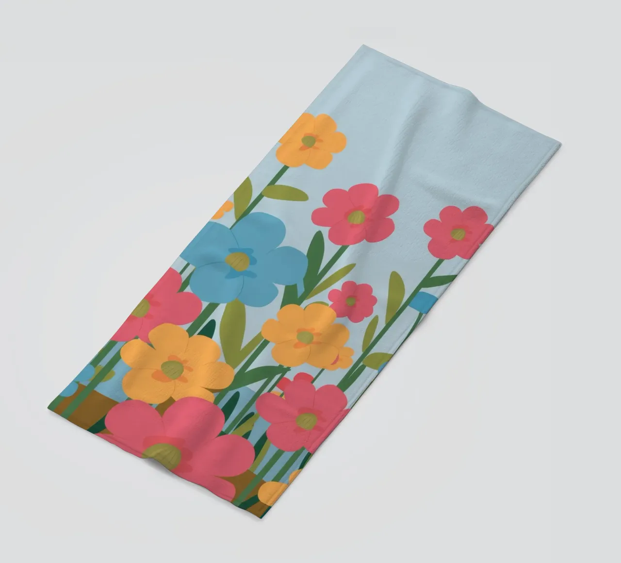 Pastel Meadow Haze beach towel by Moonlite Desire
