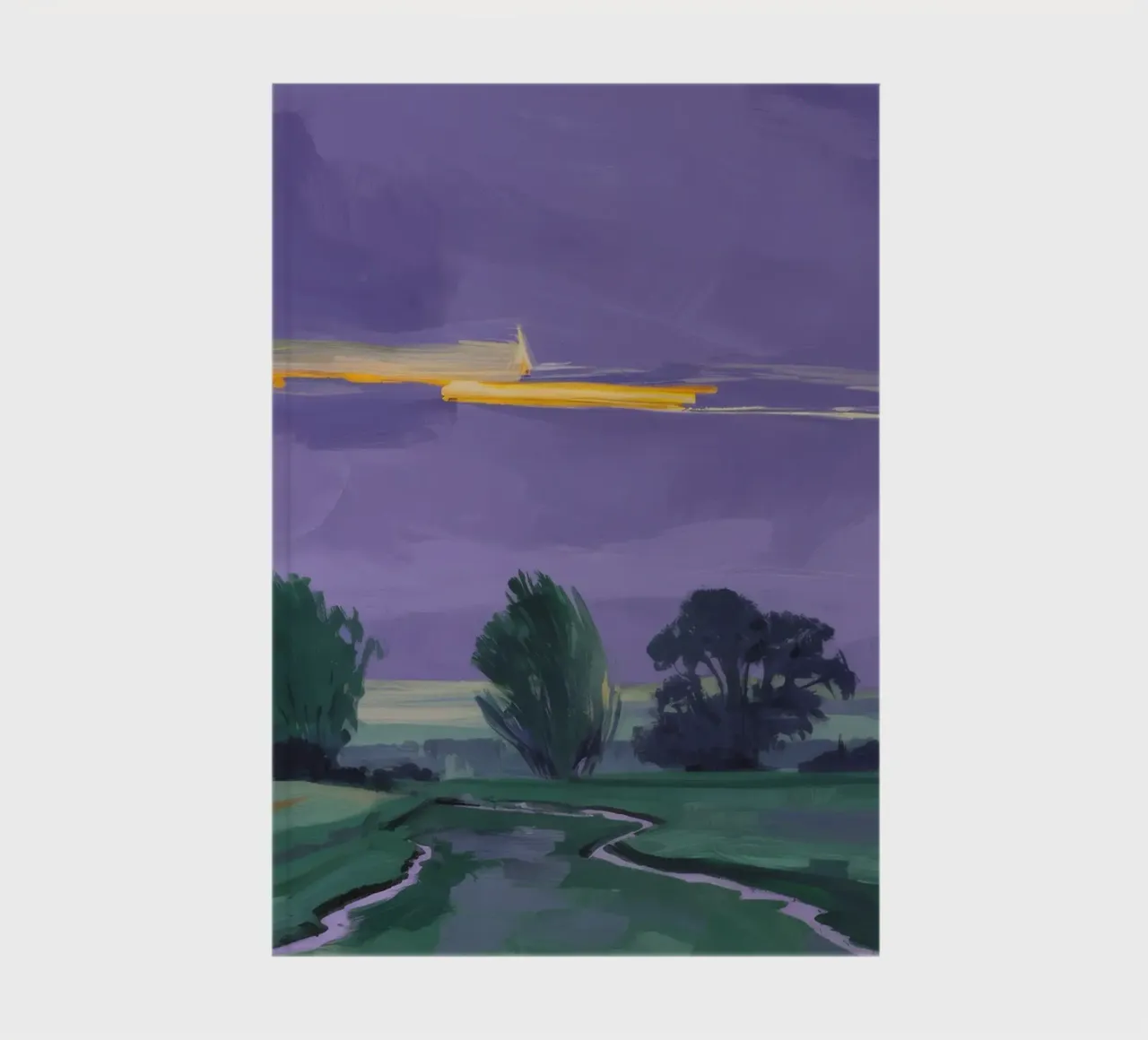 Nocturne Fields Whisper notebook by Radiance Landscape