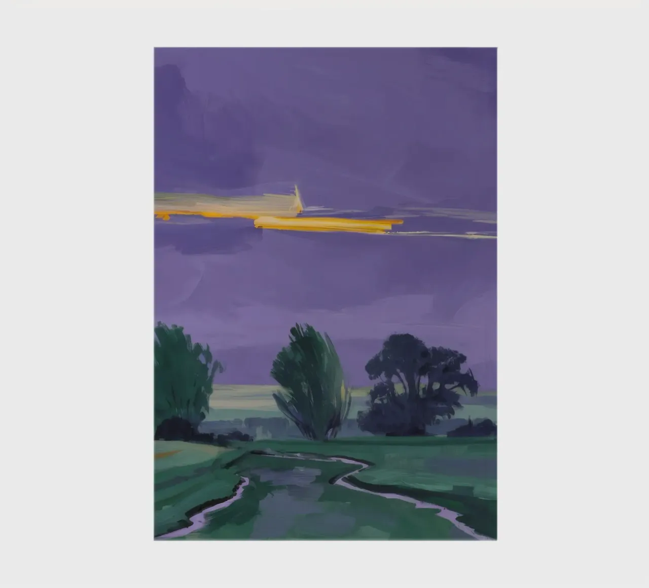 Nocturne Fields Whisper notebook by Radiance Landscape