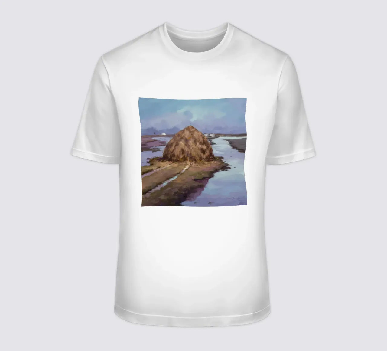 Fiume Haystack Calma t-shirt da Radiance Landscape