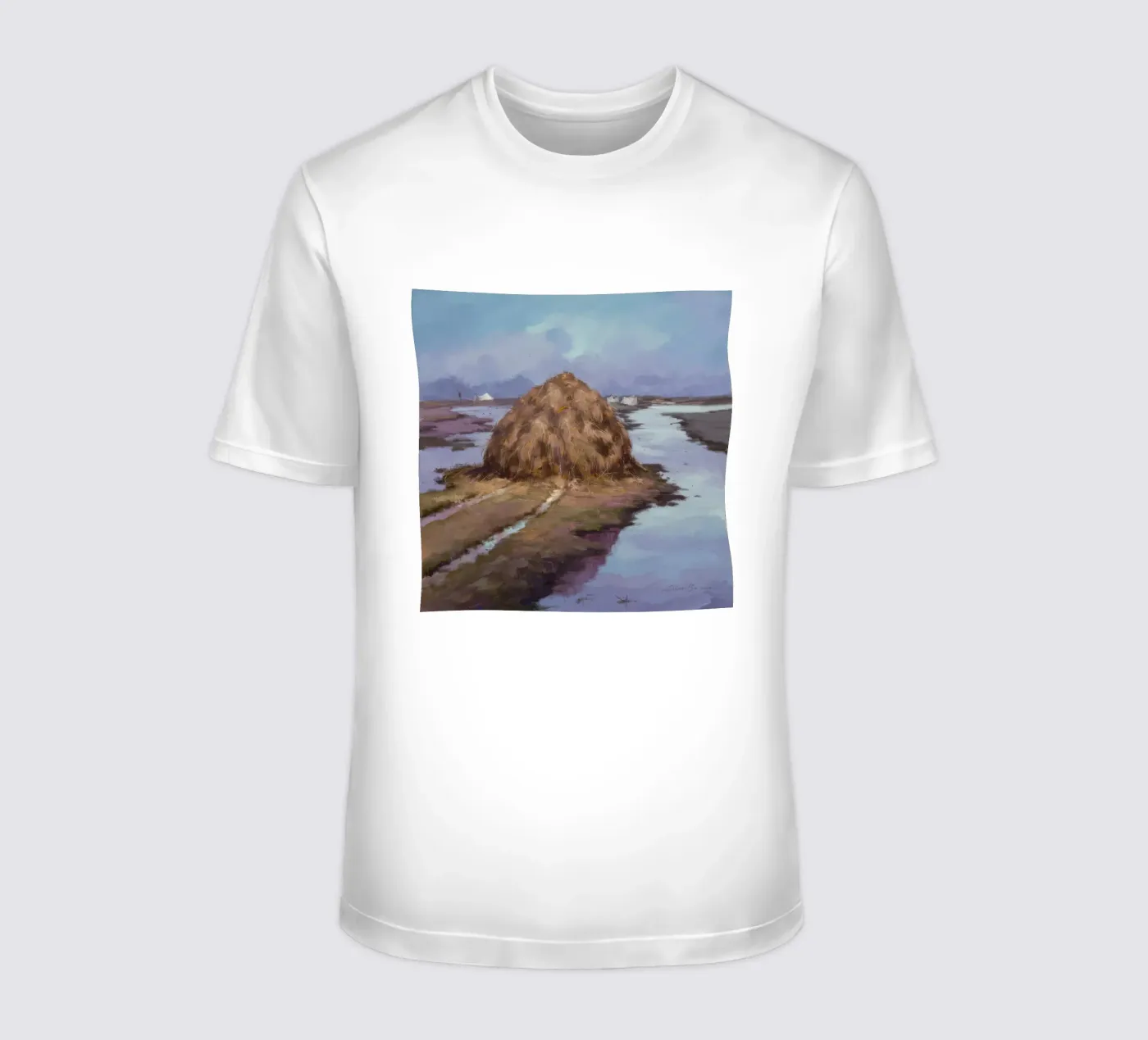 Fiume Haystack Calma t-shirt da Radiance Landscape