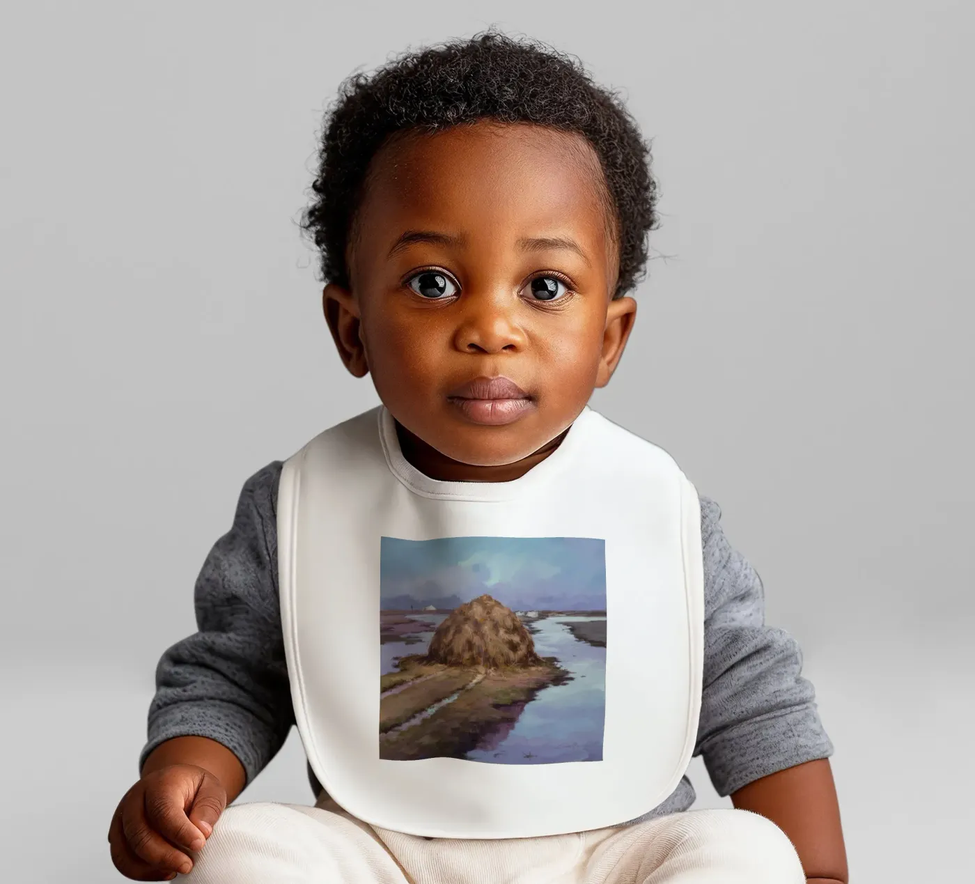 Haystack River Calm bavaglino da Radiance Landscape