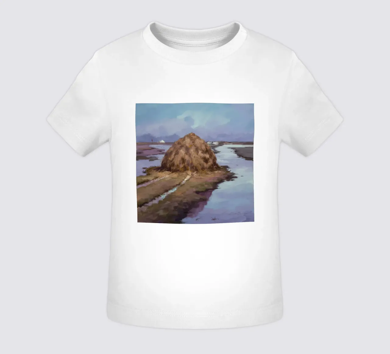 Fiume Haystack Calma maglietta neonato da Radiance Landscape