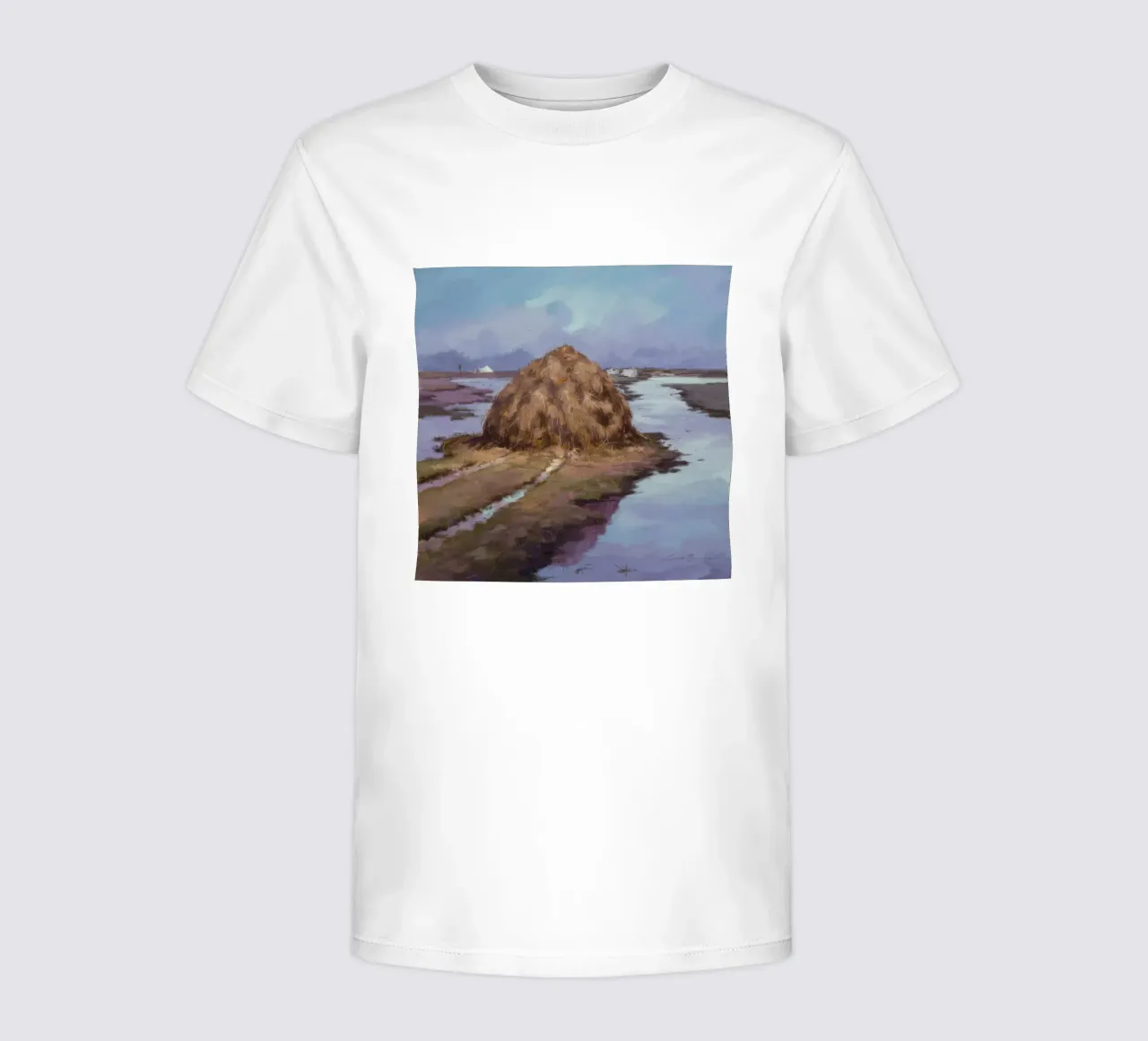 Fiume Haystack Calma t-shirt bambini da Radiance Landscape