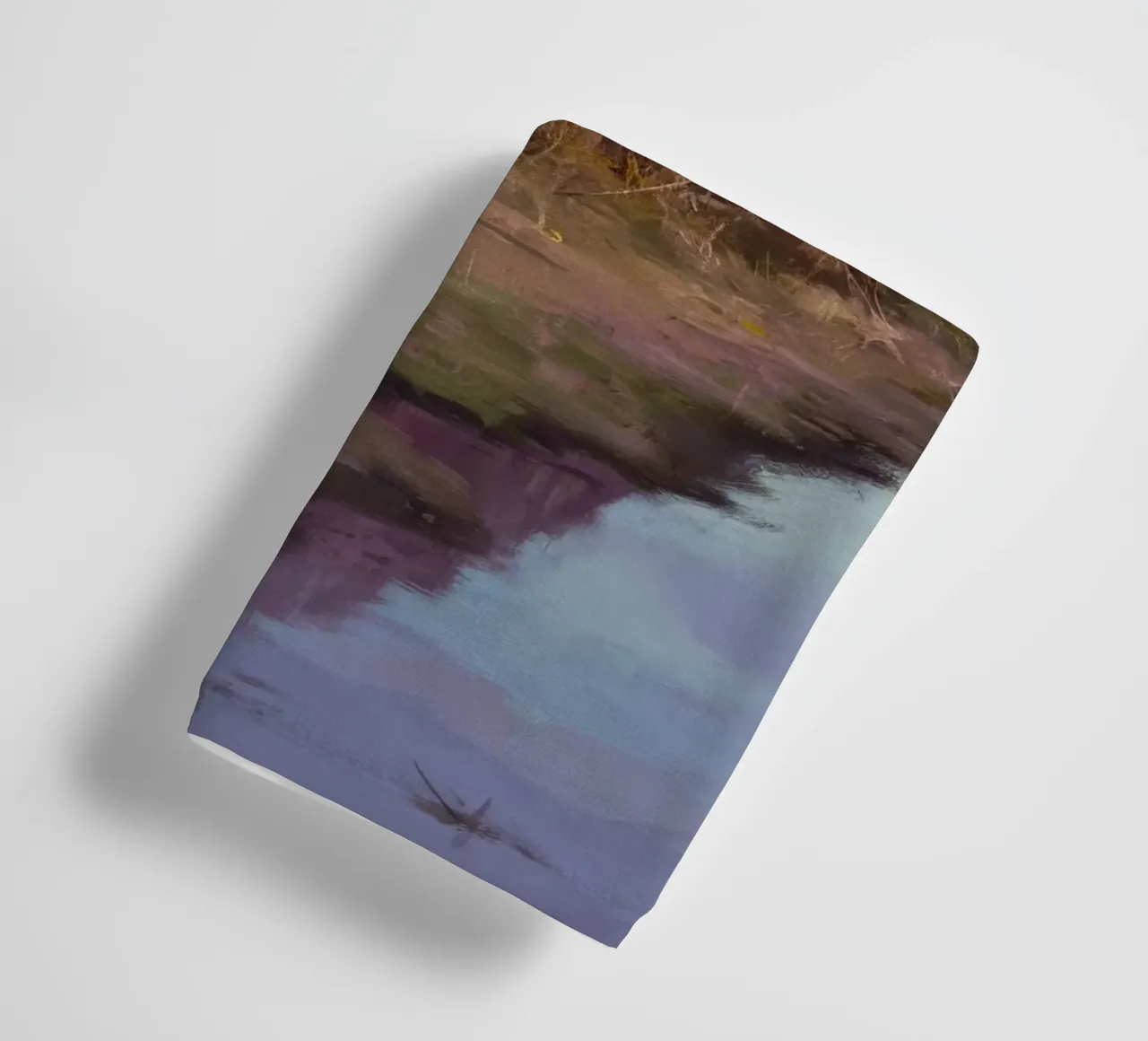 Fiume Haystack Calma asciugamano da bagno da Radiance Landscape