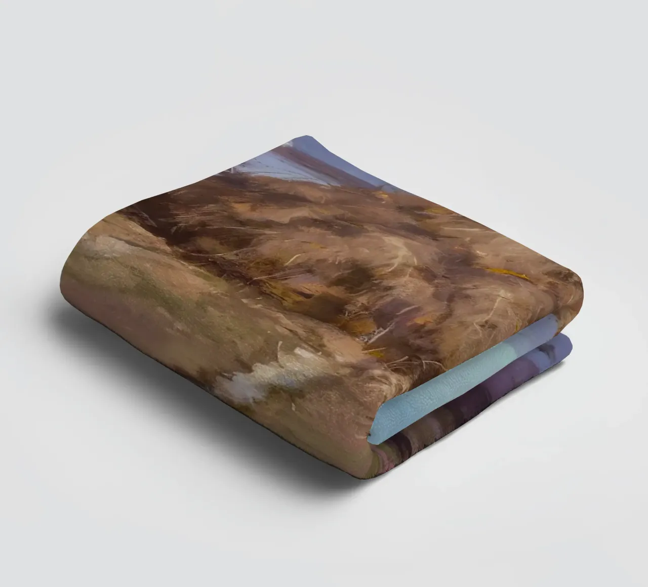 Fiume Haystack Calma asciugamano da bagno da Radiance Landscape