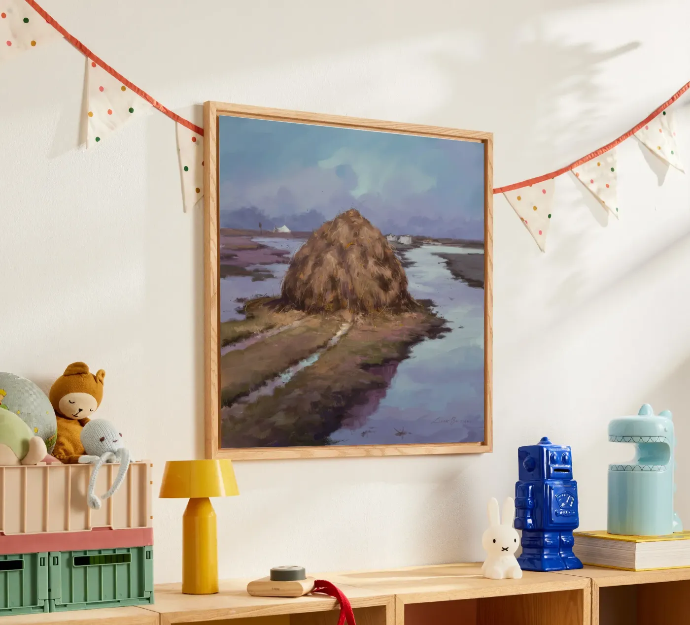 Fiume Haystack Calma plexiglass da Radiance Landscape