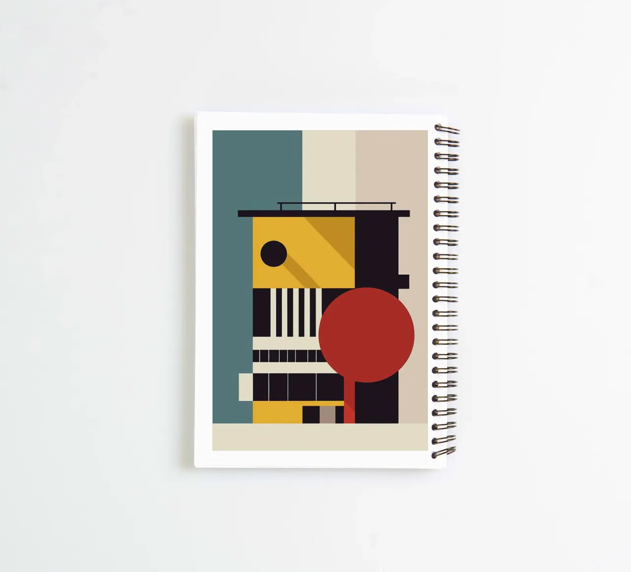 Bauhaus spiral notebook by Brooke