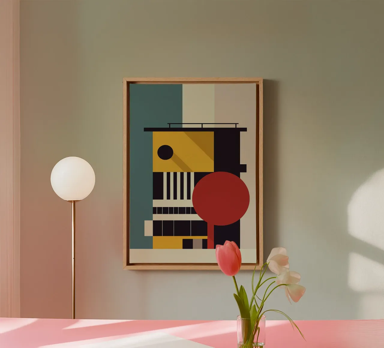 Bauhaus canvas by Brooke