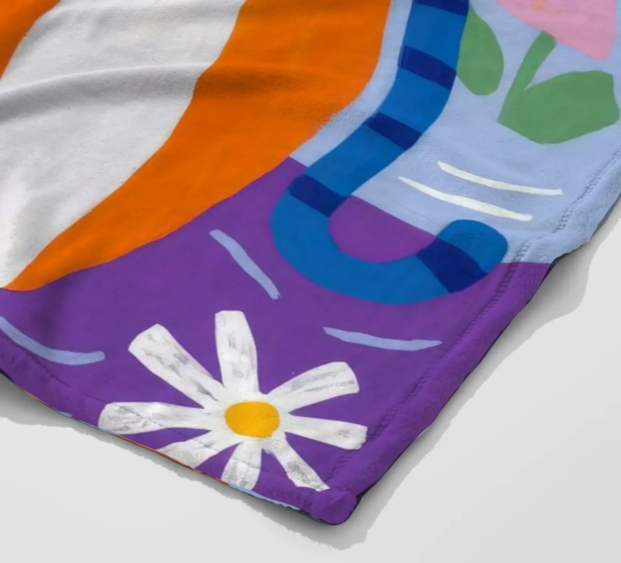 Gatto eccentrico a strisce coperta in pile da Moonlite Desire