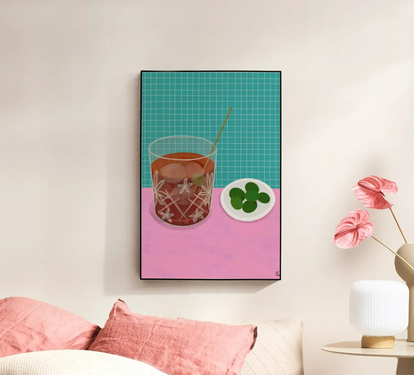 Vermut With Olives plexiglass da Be Mart