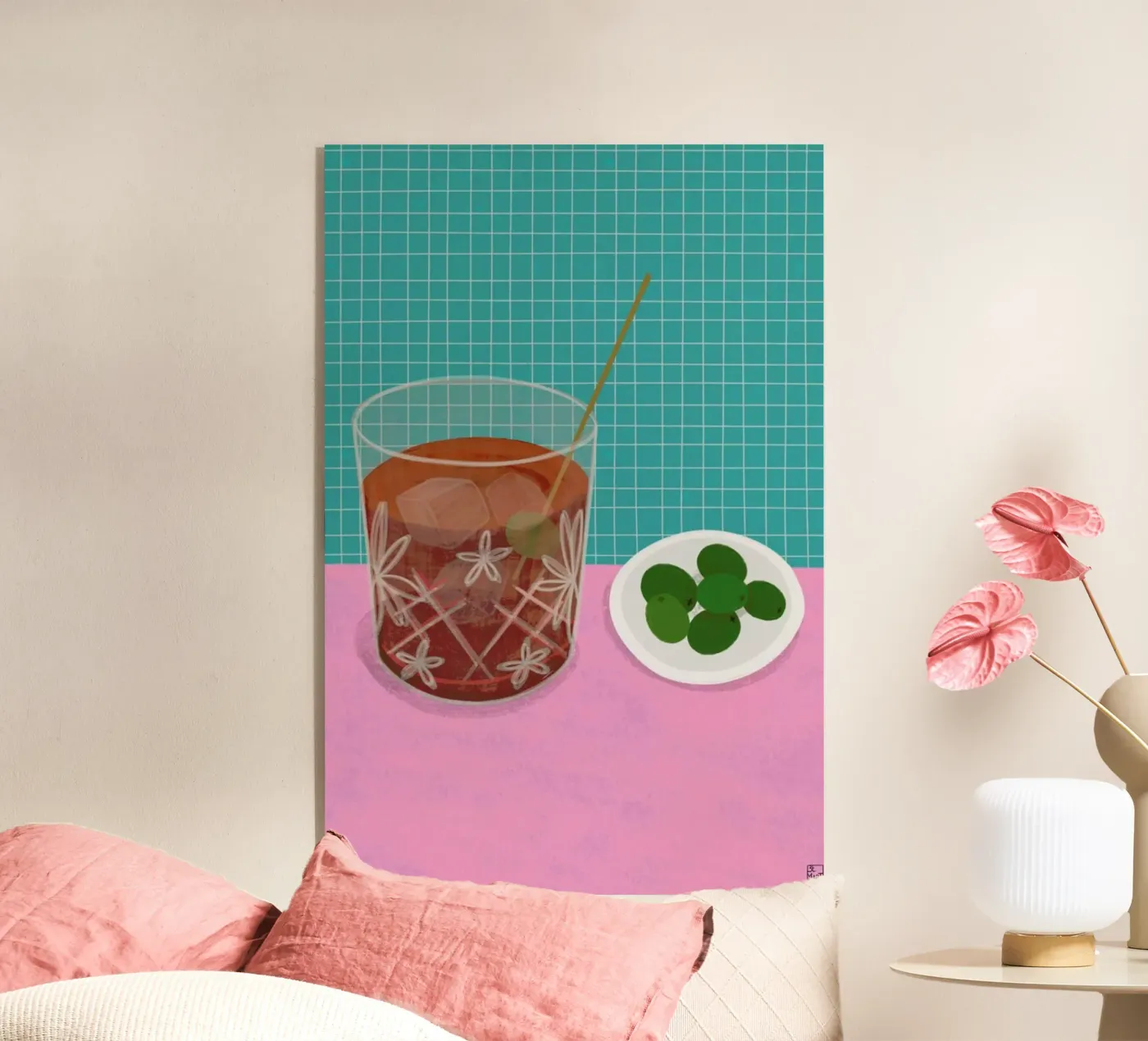 Vermut With Olives plexiglass da Be Mart