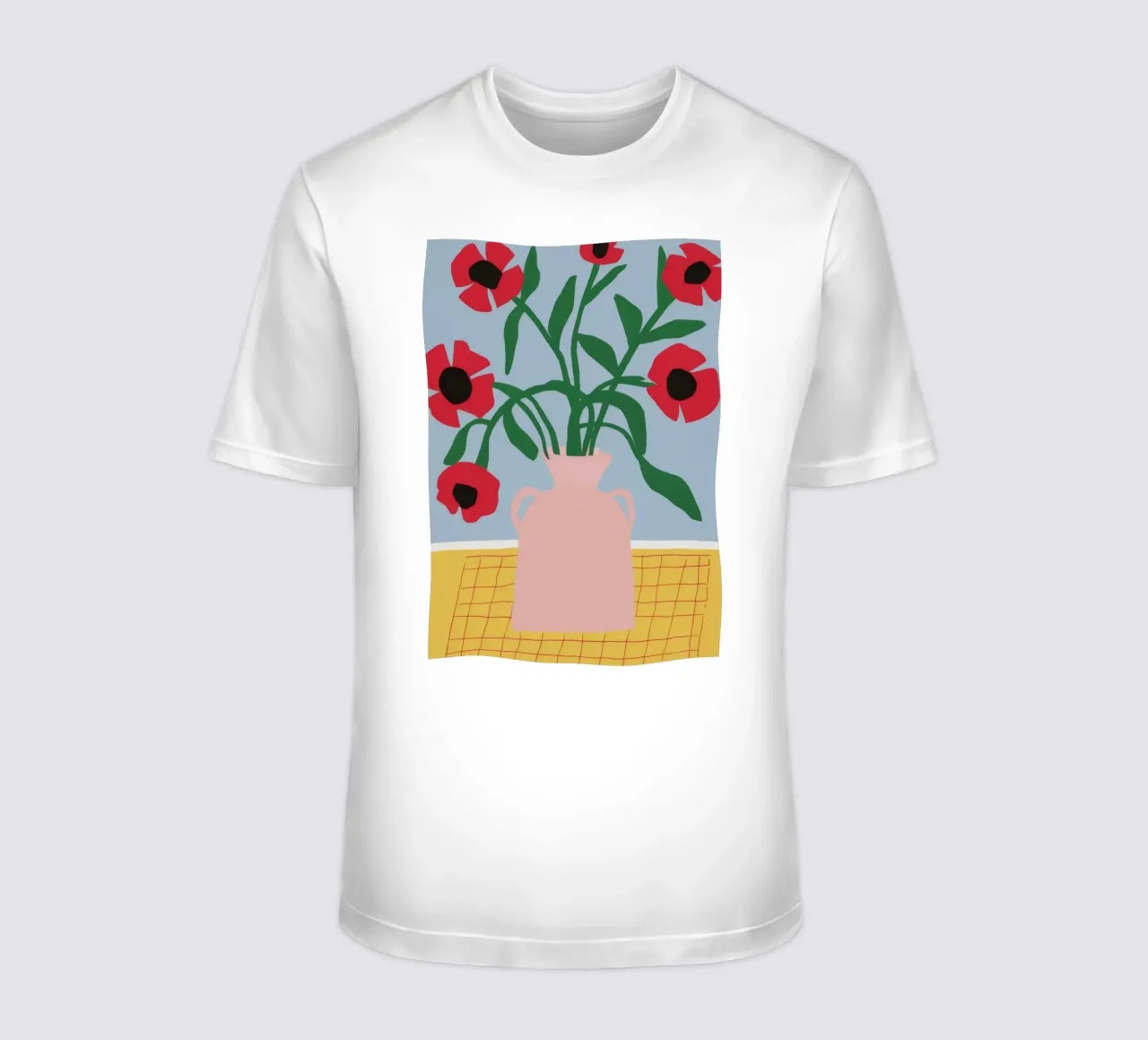 Fiore piastrellato Stillness t-shirt da Moonlite Desire