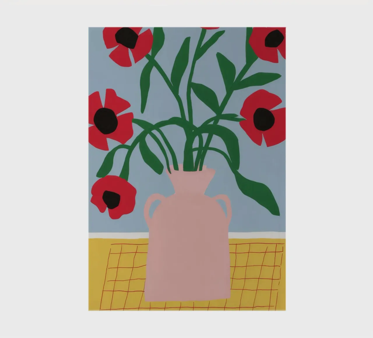 Tiled Flower Stillness notebook by Moonlite Desire