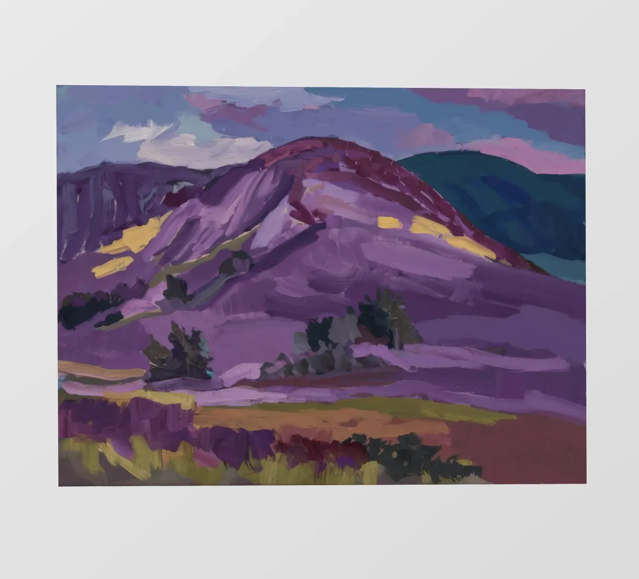 Purple Peak Majesty pvc cover by Radiance Landscape