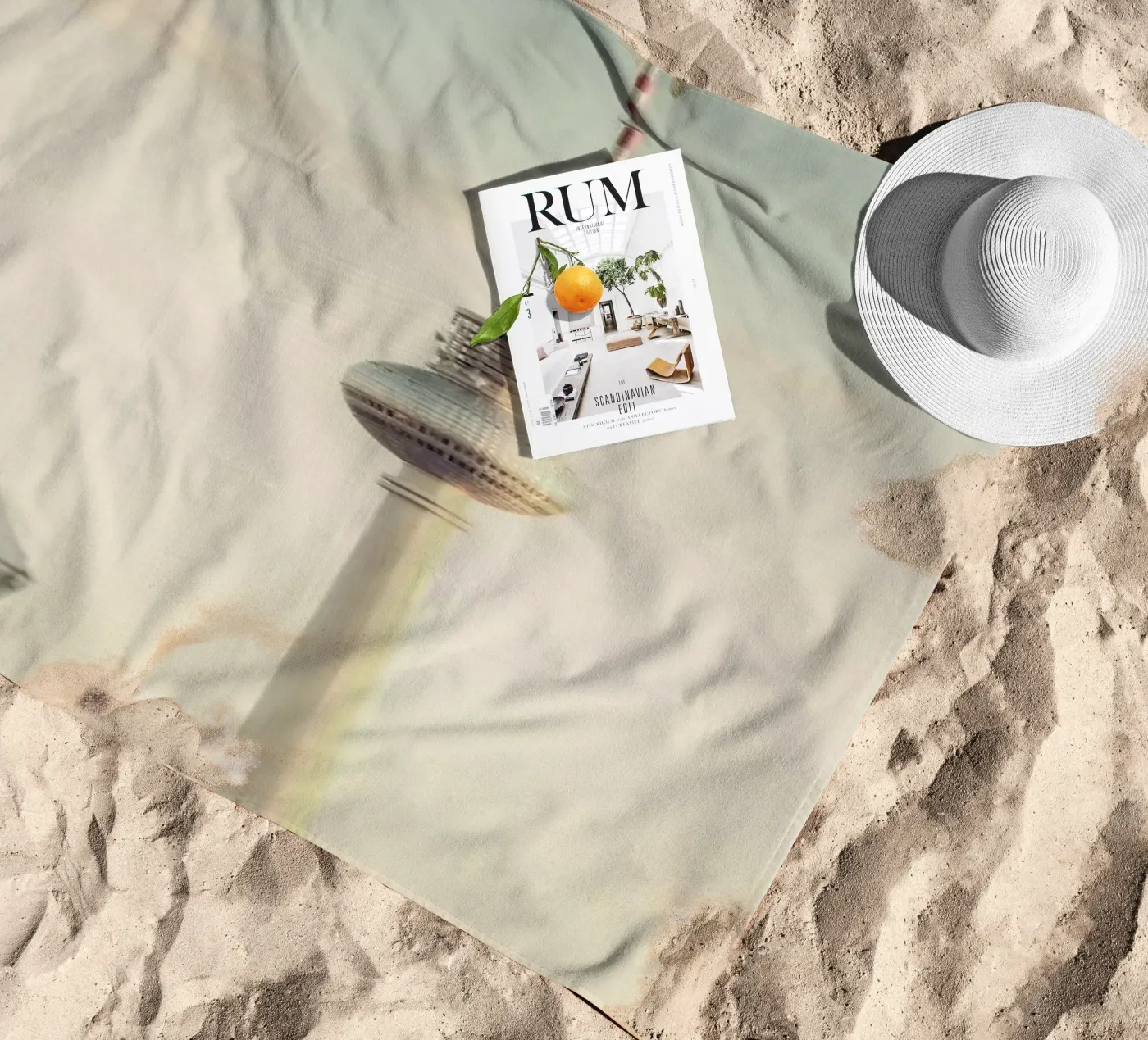 Dach strandhanddoek van Michael Belhadi