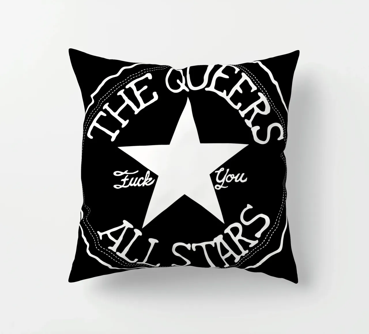 The Queers Logo All Stars cuscino da kiwirsemplok