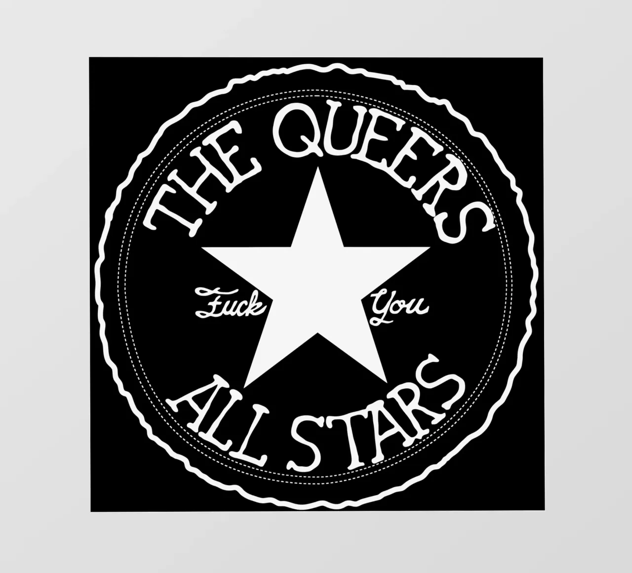 The Queers Logo All Stars pellicola backlit da kiwirsemplok