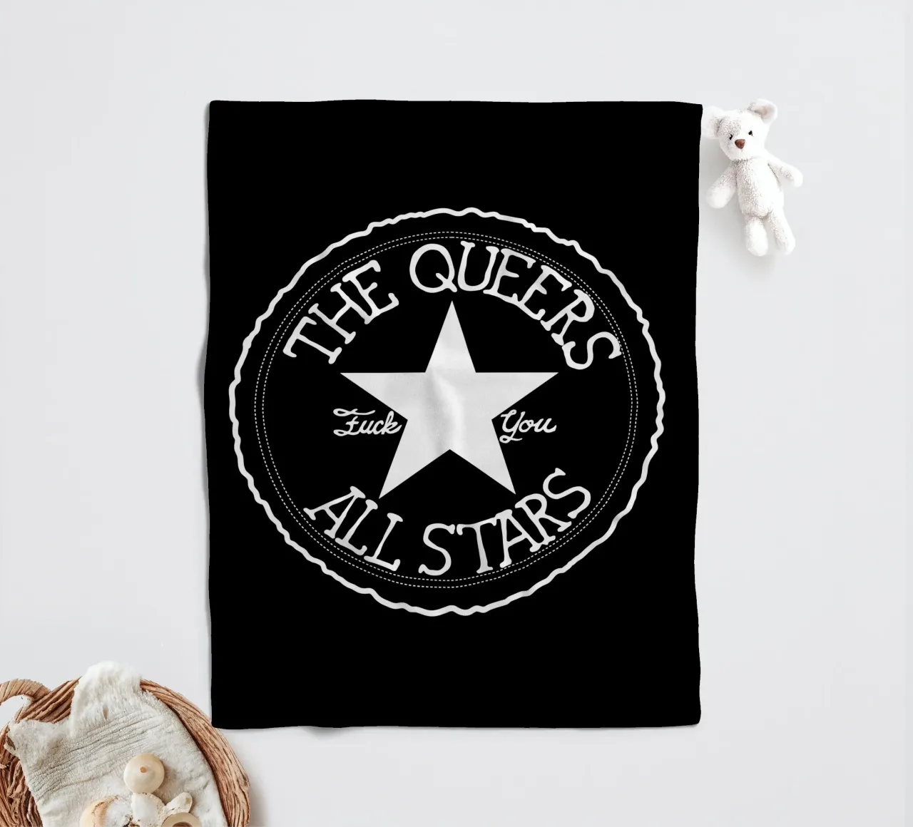 The Queers Logo All Stars coperta in pile da kiwirsemplok