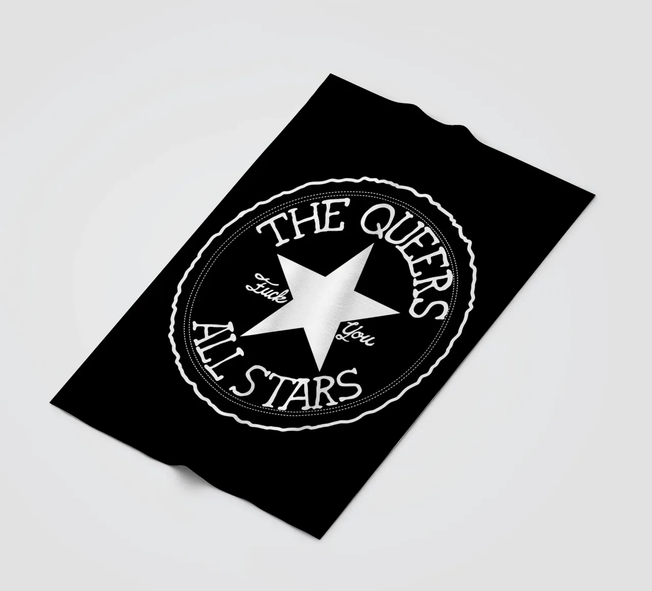 The Queers Logo All Stars coperta in pile da kiwirsemplok
