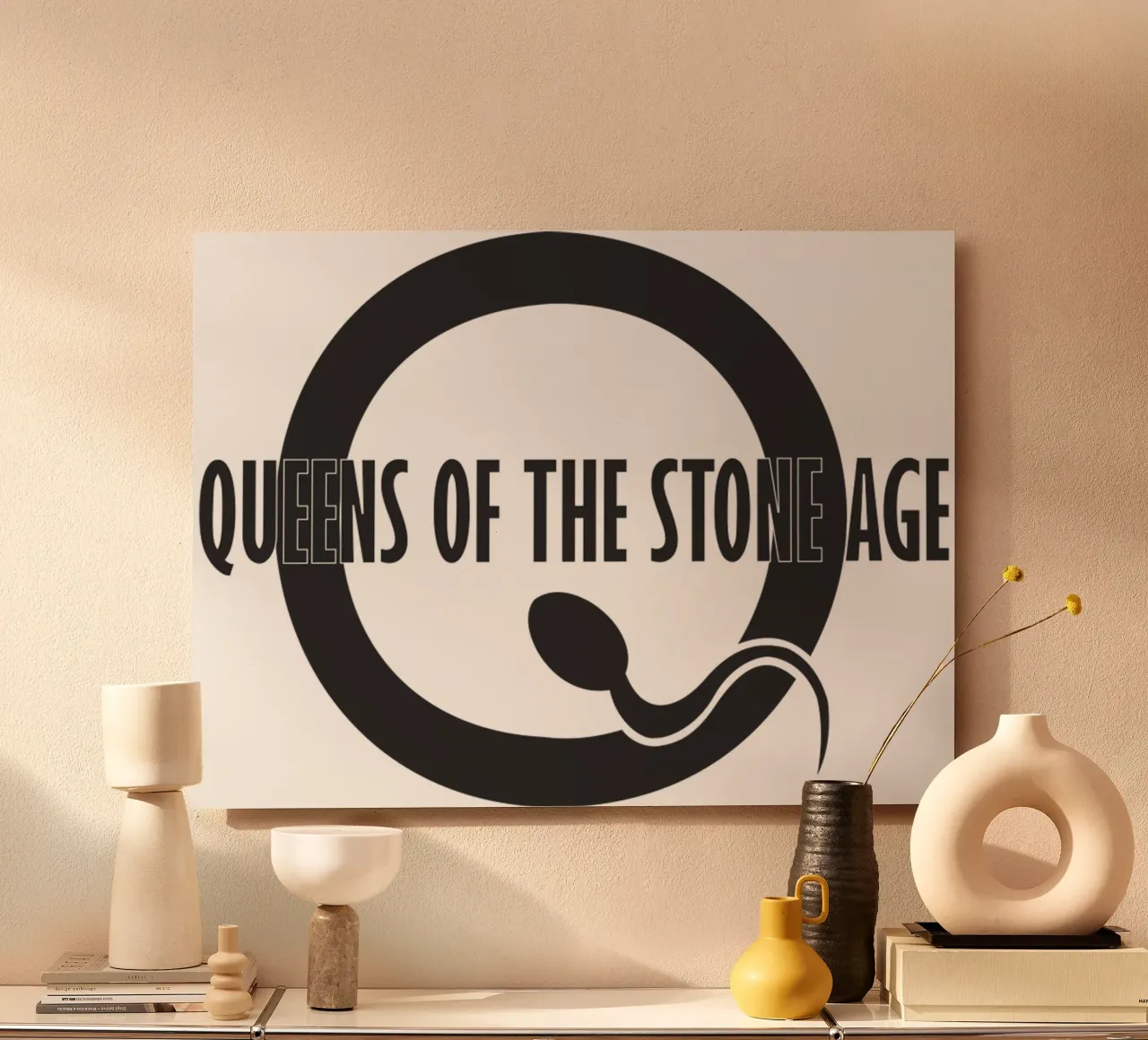 Queens of the Stone Age alluminio dibond da kiwirsemplok