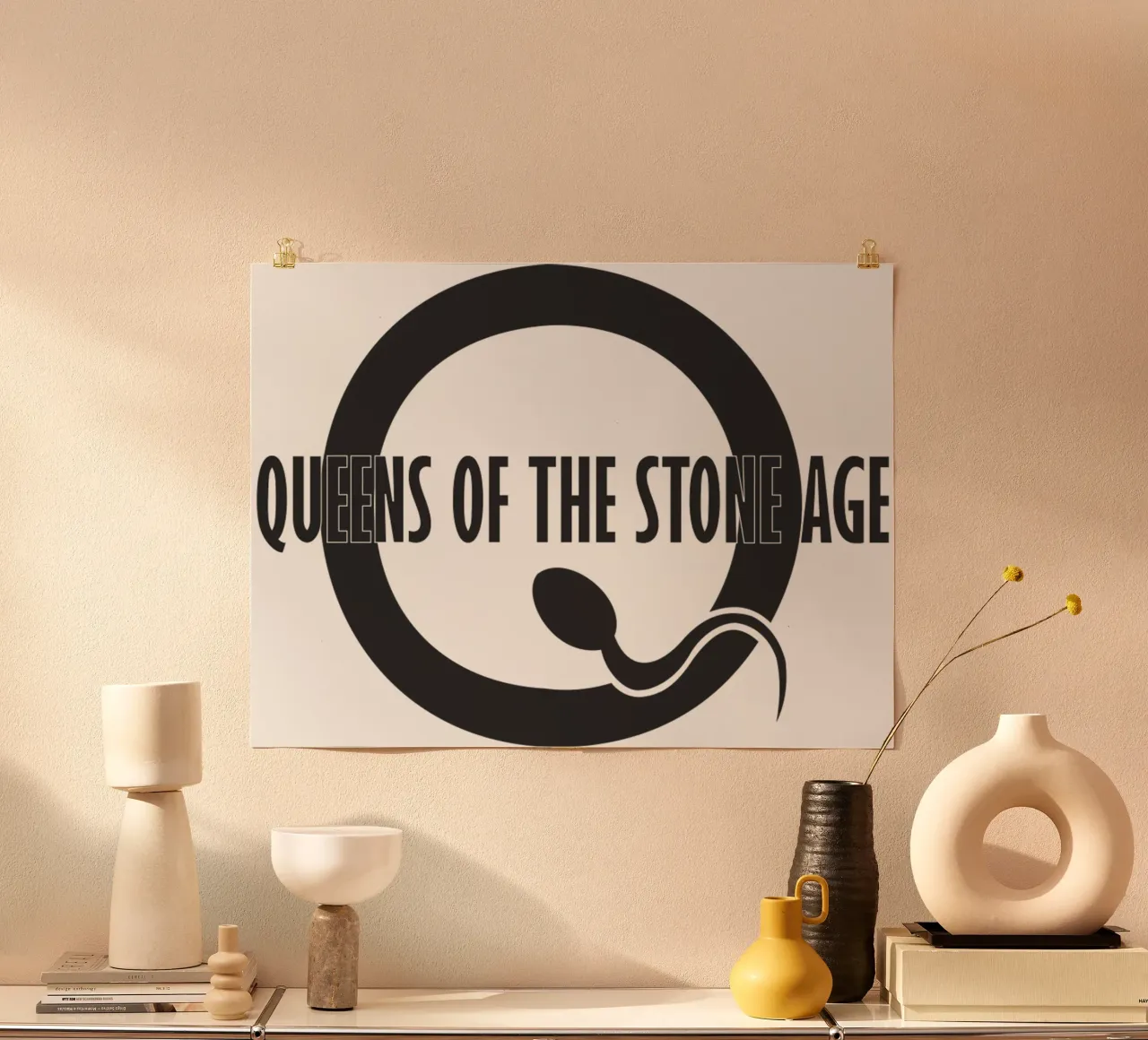 Queens of the Stone Age carta hahnemühle da kiwirsemplok
