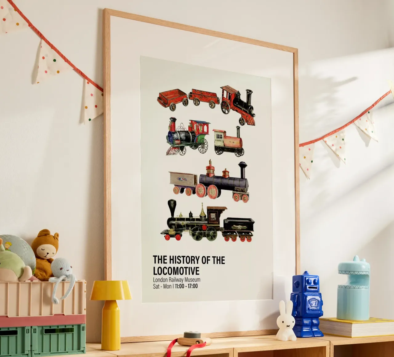 The History of the Locomotive poster da Vintage by JUNIQE