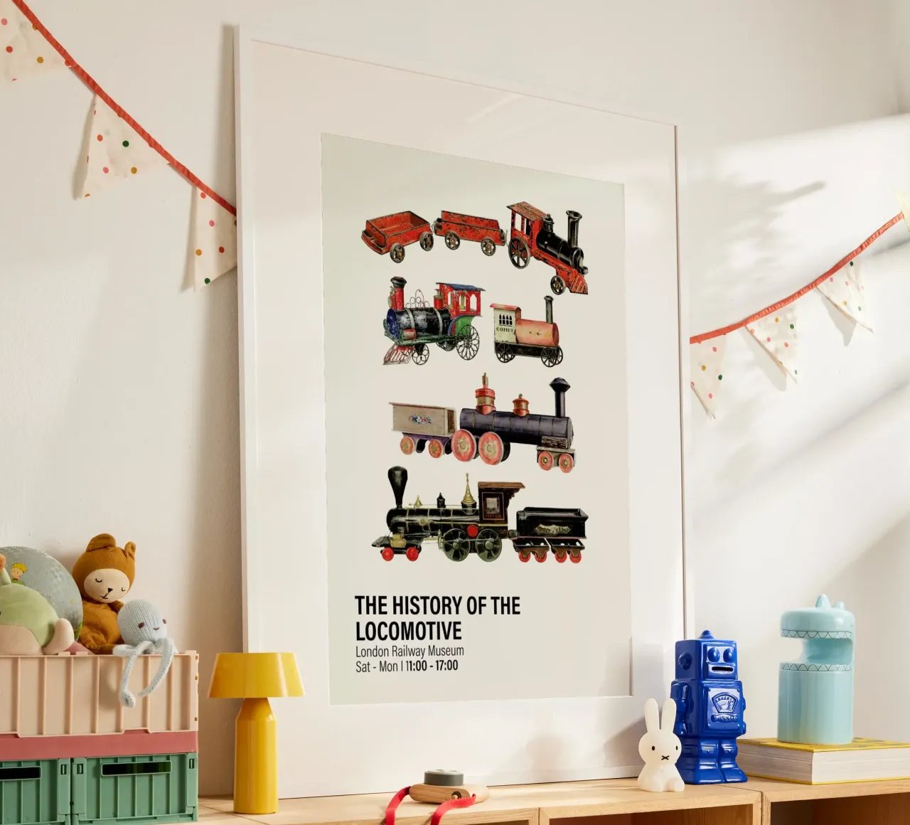 The History of the Locomotive poster da Vintage by JUNIQE