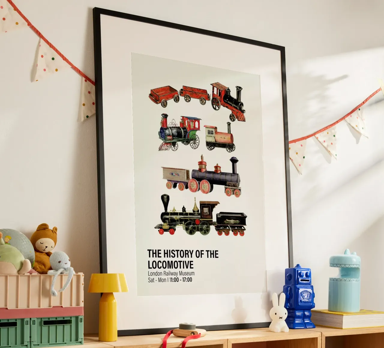 The History of the Locomotive poster da Vintage by JUNIQE