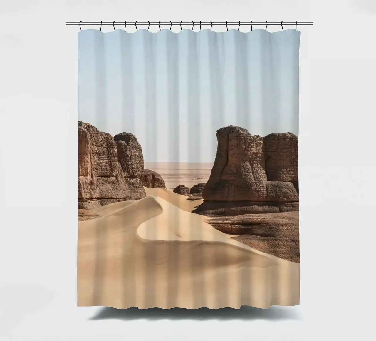 Sand dune between rocks tenda da doccia da photolovers