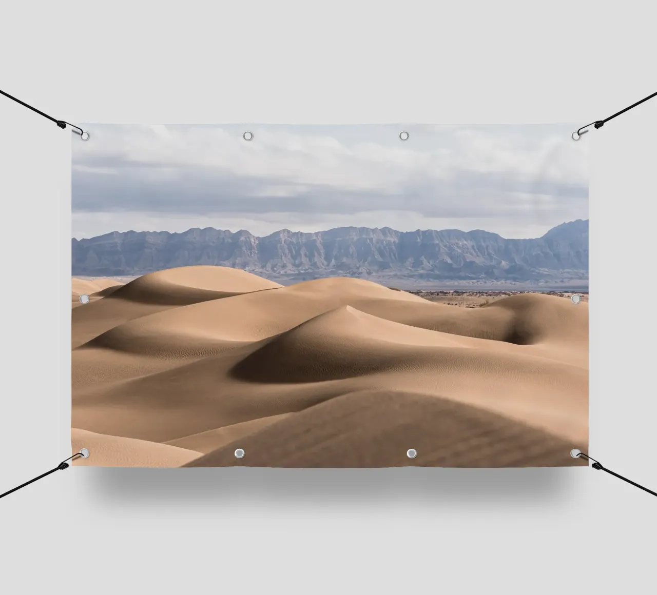 Sand dunes in the Great Salt Desert telo in pvc da photolovers