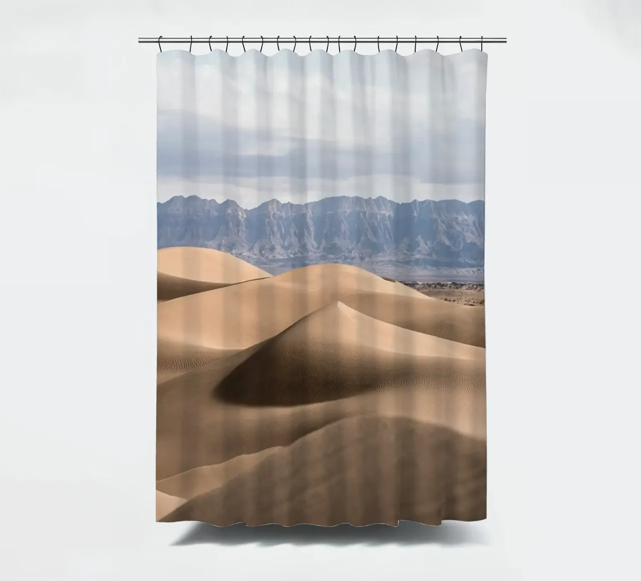 Sand dunes in the Great Salt Desert Duschvorhang von photolovers
