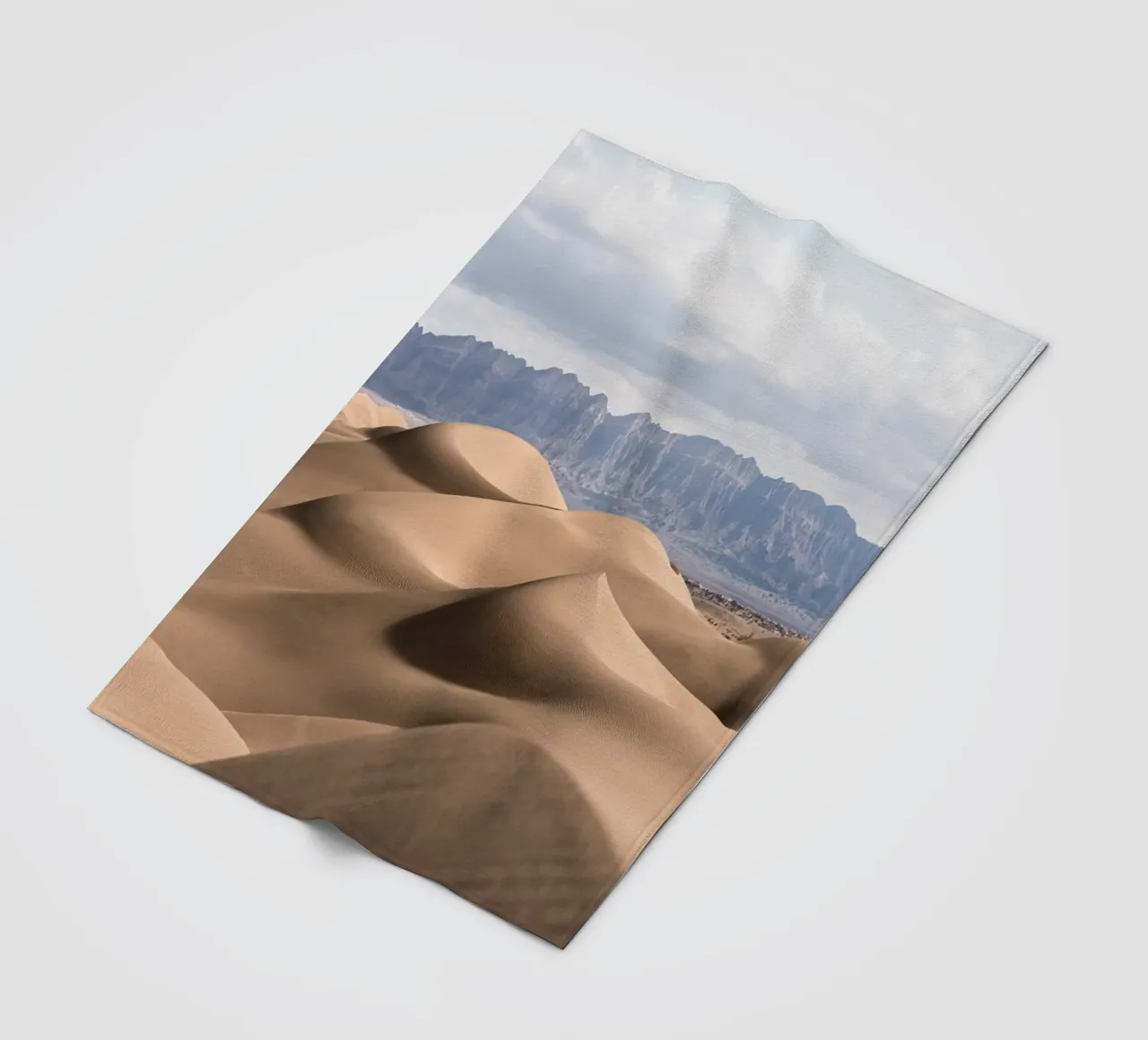 Sand dunes in the Great Salt Desert coperta in pile da photolovers