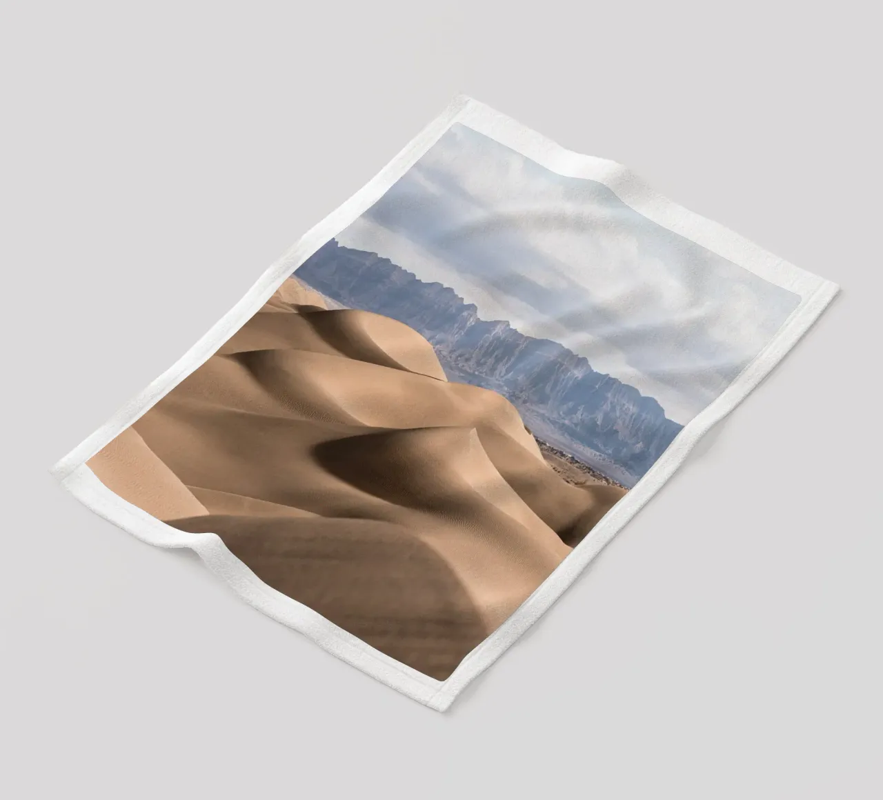 Sand dunes in the Great Salt Desert coperta in pile da photolovers